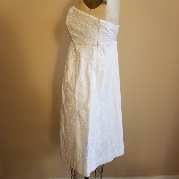 Lilly Pulitzer White Strapless Dress - Picture 2 of 4
